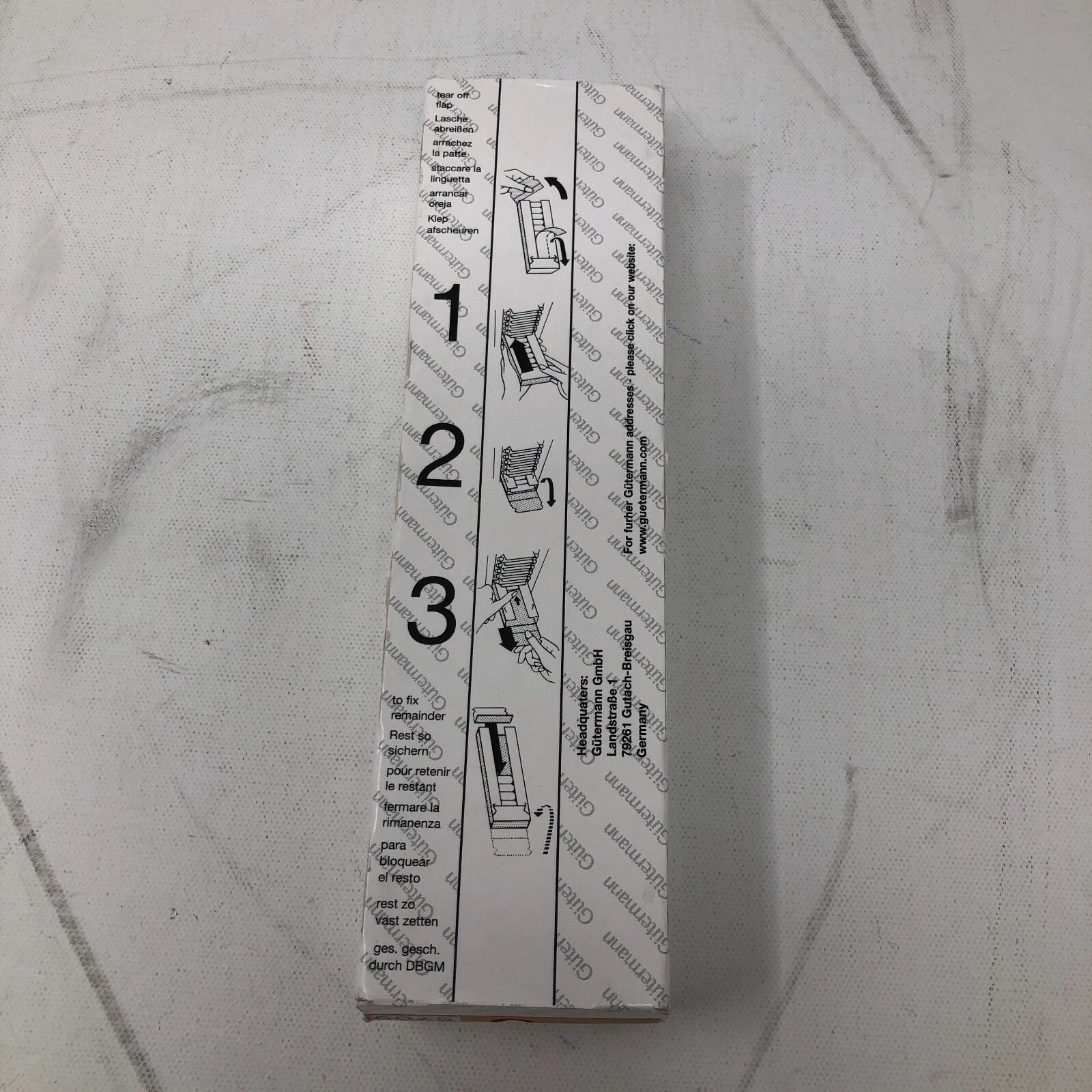 Gutermann All Purpose Thread- White (5 Pack)