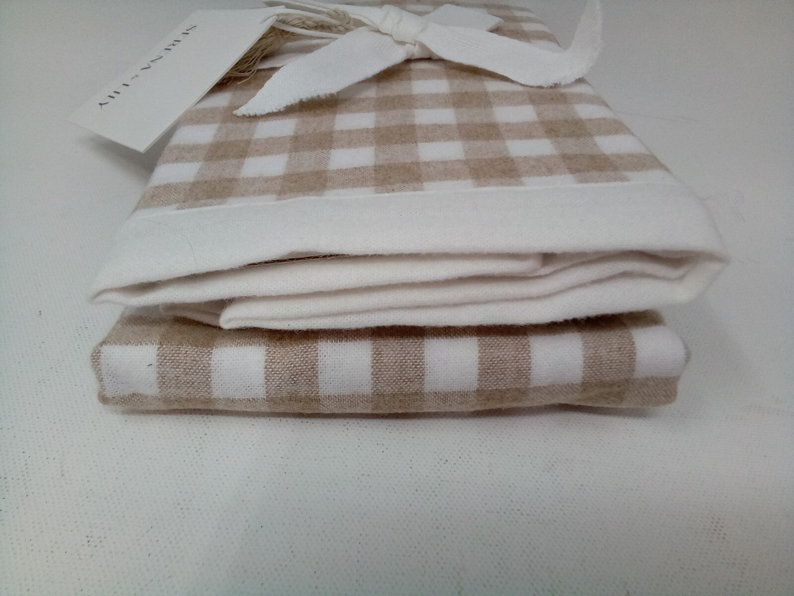 Serena & Lily Belvedere Flannel Shams, Cotton, Size King