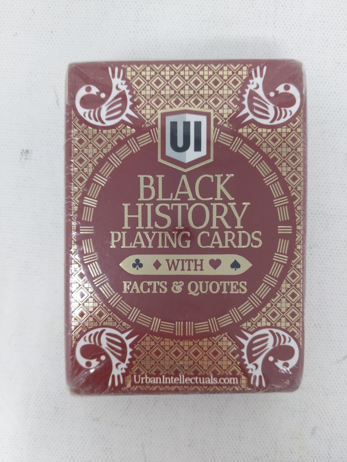 UI Black History Playing Cards Maroon and Gold Edition