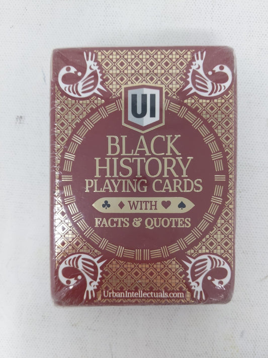 UI Black History Playing Cards Maroon and Gold Edition