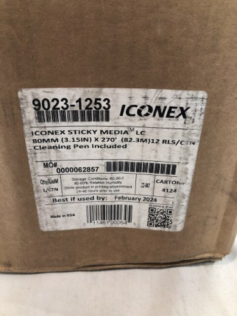 ICONEX - Sticky Media 80MM Cleaning pen included