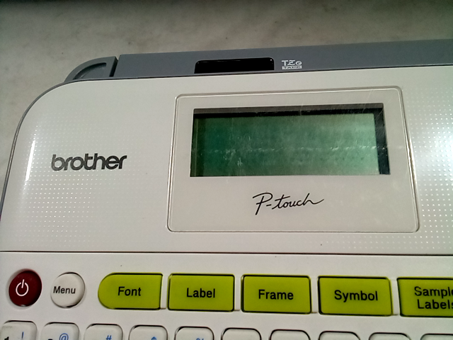 Brother p-touch Model PT-D400 Electronic Labeling System