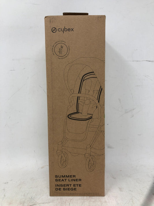 Cybex Baby Stroller Summer Seat Liner ~ Viscose Bamboo Fabric Seat Cover, Grey