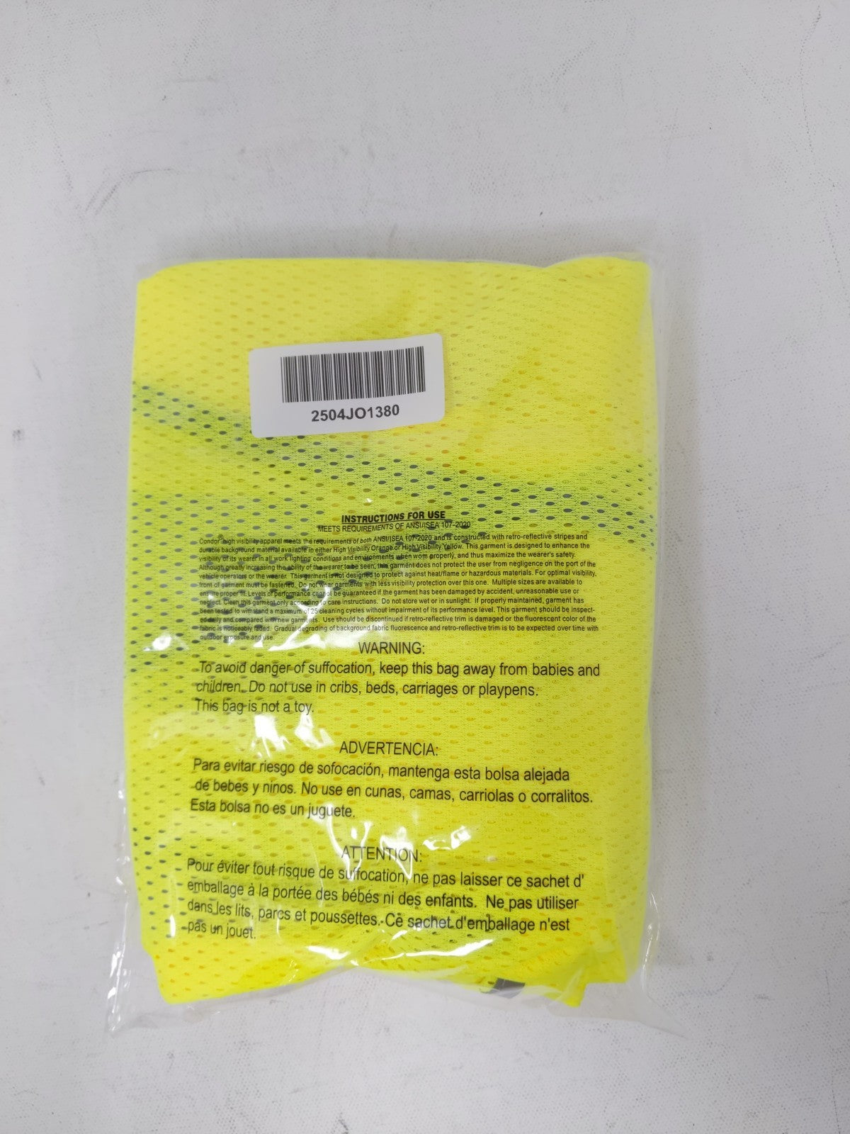 Condor High Visibility Vest Yellow/Green Size: S/M 53YN33C