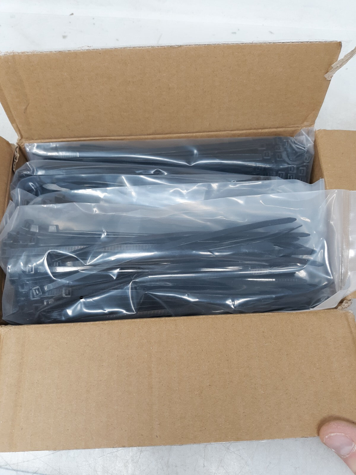 500 PACK 7” ZIP TIES NYLON BLACK PF1001 WEATHER RESISTANT WIRE CABLE TIES