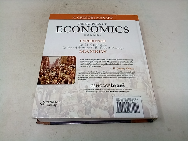 Principles of Economics - 8th Edition Book  - N. Gregory Mankiw - Cengage Brain