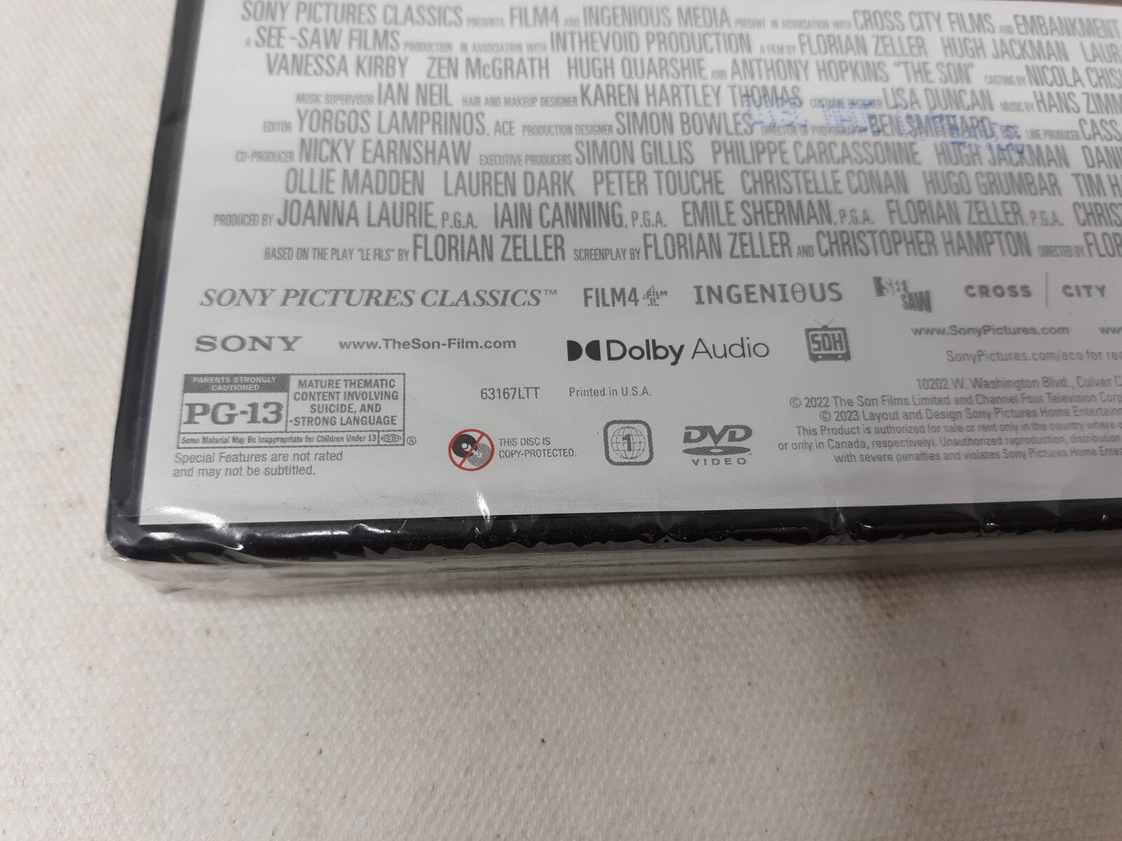 The Son (DVD, 2022)