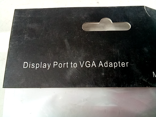Display Port to VGA Adapter