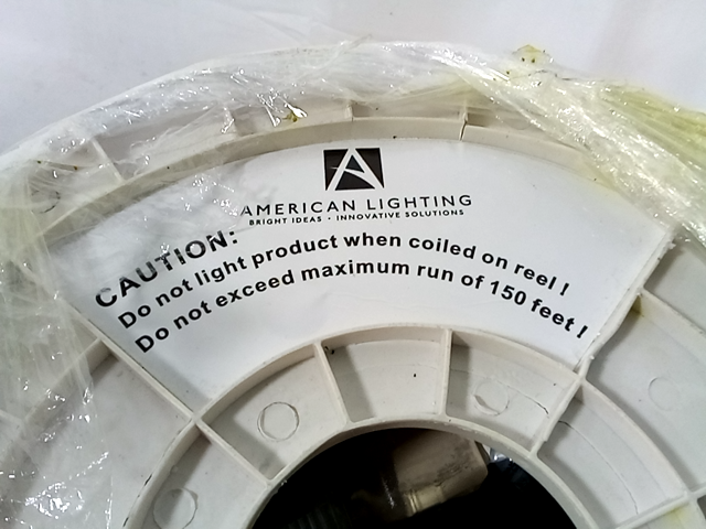 American Lighting P2-NF-WH 5001235 White Neon Rope Light 150ft