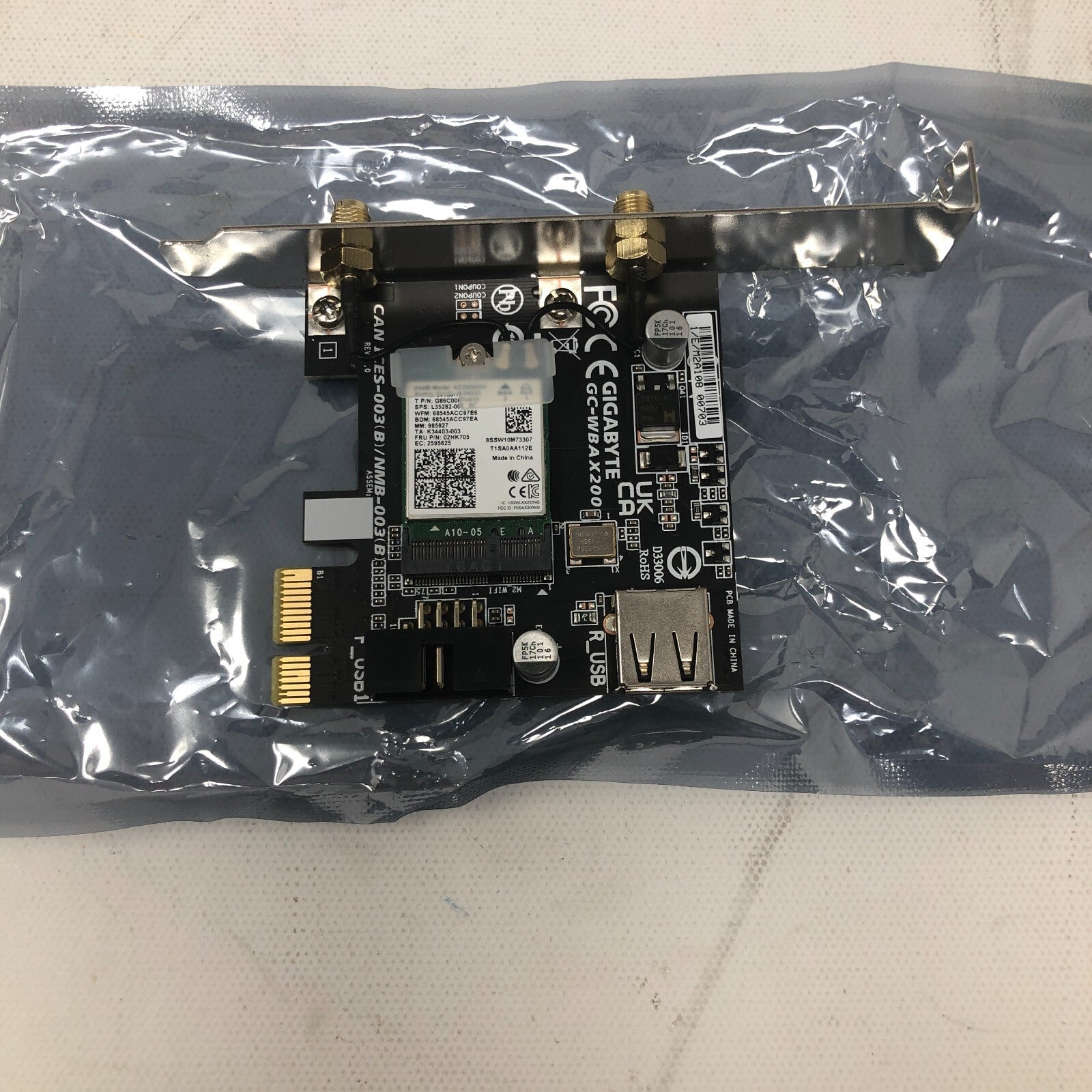 Aorus Dual Band WiFi Expansion Card: GC-WBAX200