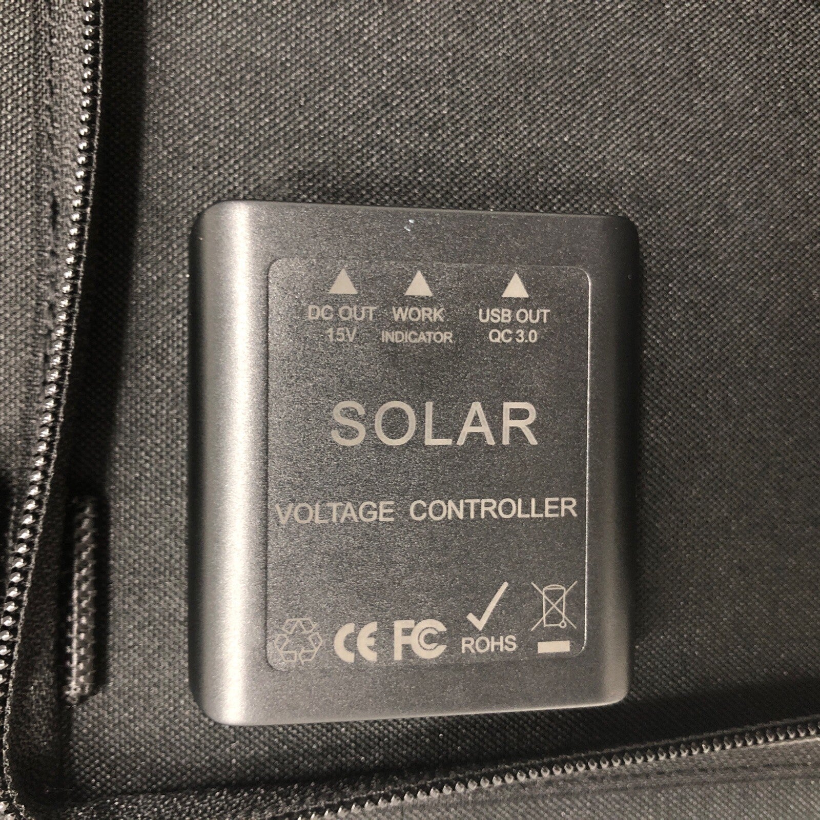 40W Foldable Portable Solar Panel with USB QC 3.0, 15V DC Output