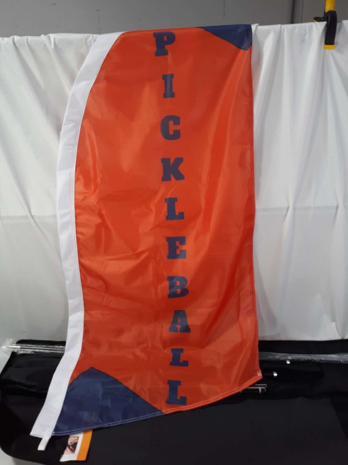 Pickleball 14ft Teardrop Flag Set Feather Flag - INCLUDES POLE KIT + SPIKE