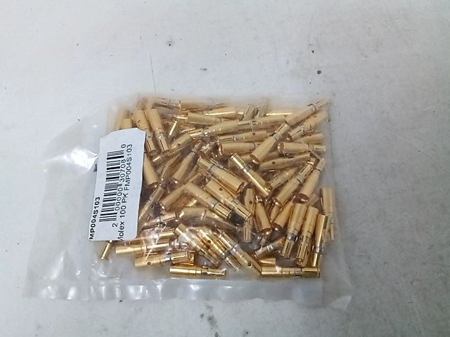 Molex FCT High Power Contact, Female, Straight, Crimp, 8-10 AWG - 100 count