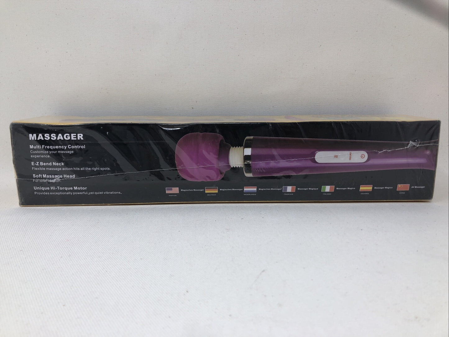 Wired Powerful Handheld Electric Massager vibration 110-220v Purple