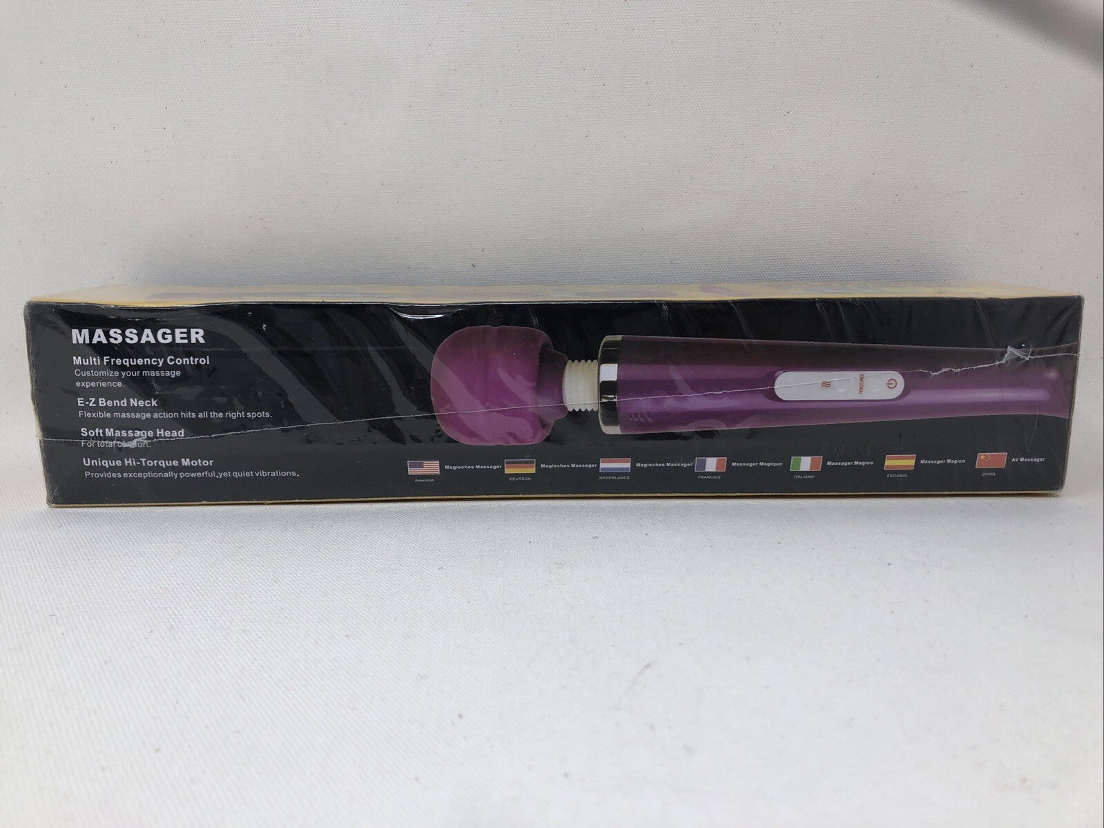 Wired Powerful Handheld Electric Massager vibration 110-220v Purple