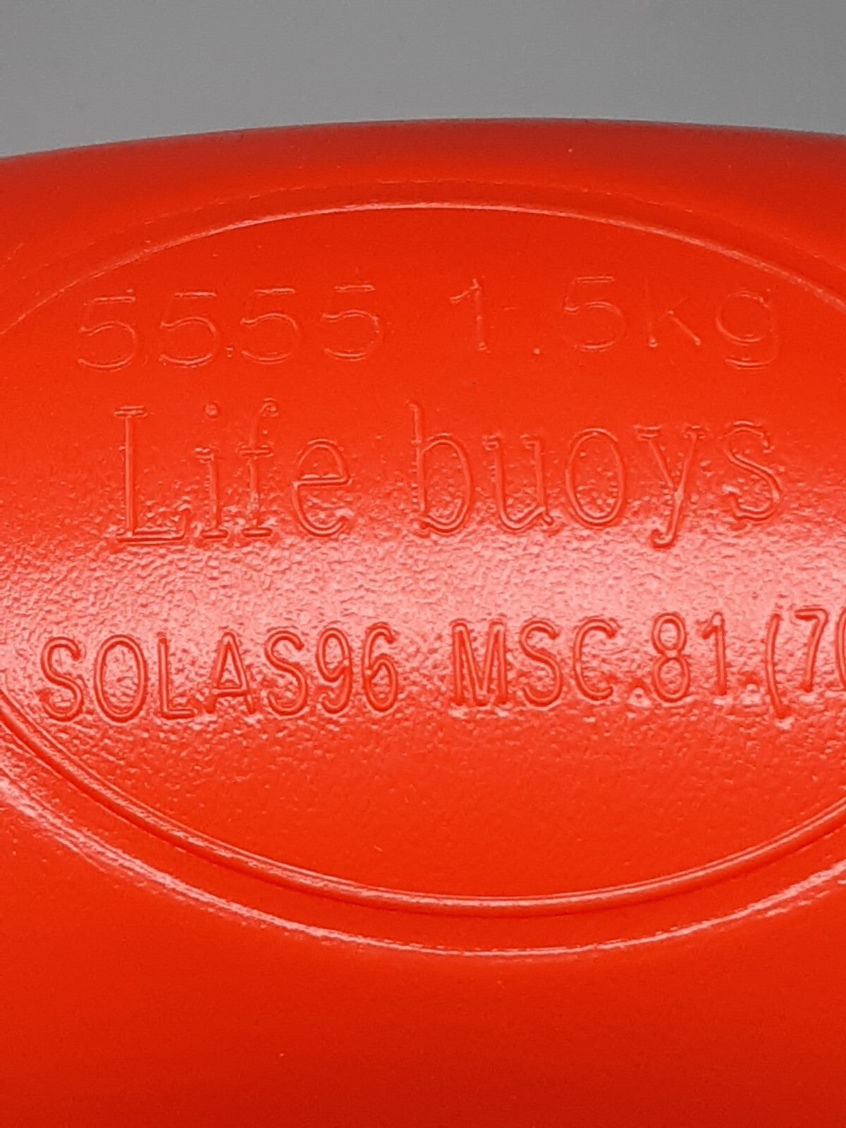 23" Orange Throwable Ring Buoy
