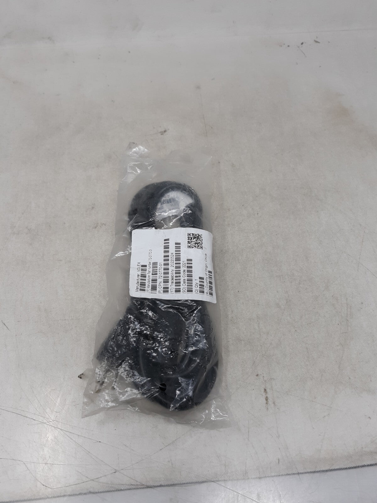 Volex 72-0770-01 Power Cord Cable 6ft 125V 16AWG 13A C15 Notched