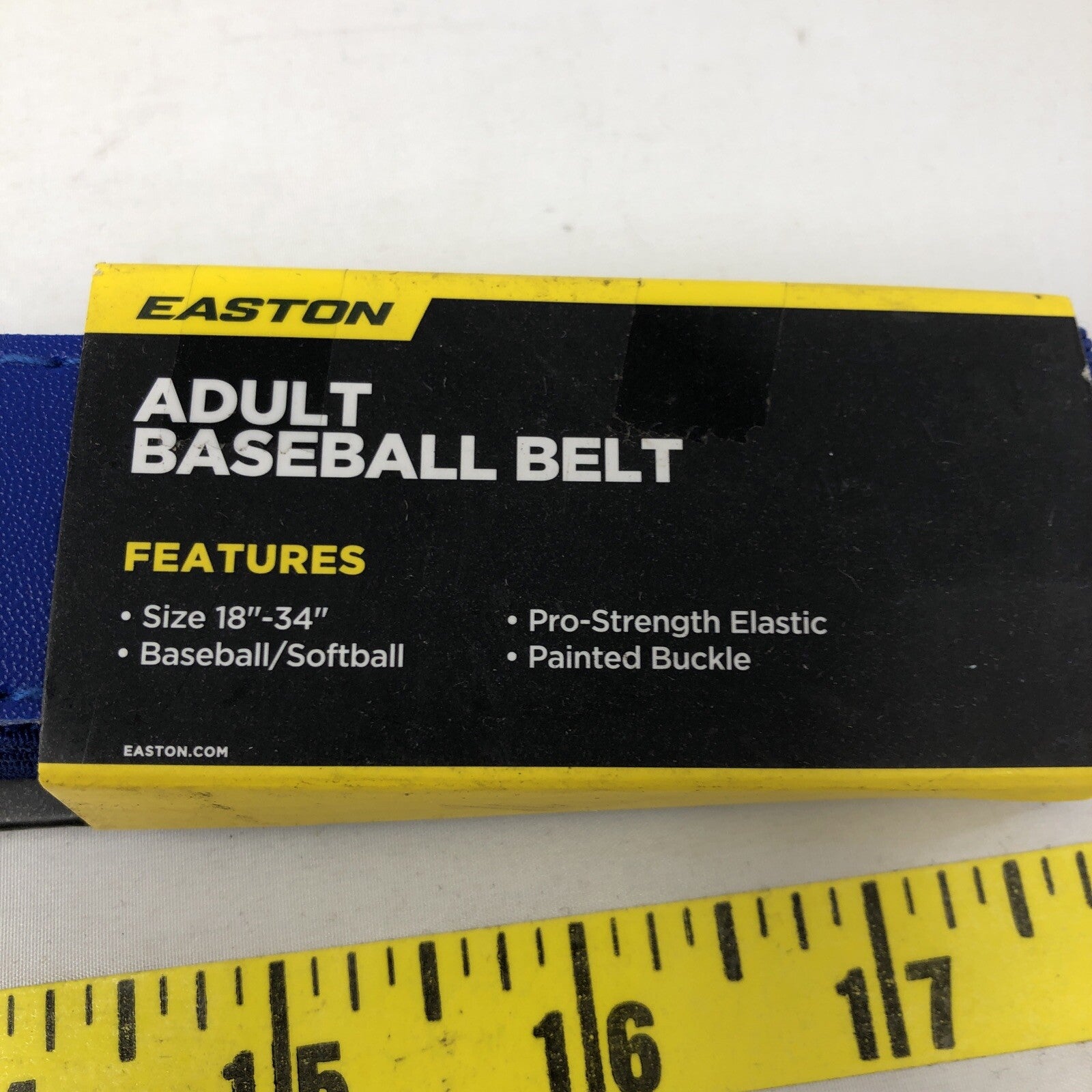 Easton Youth Baseball Belt 18”-34” Blue