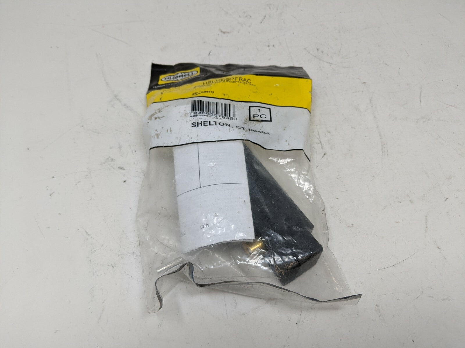 Hubbell HBL100SPFRAC Stage Pin Female Receptacle ACP 100A/125V