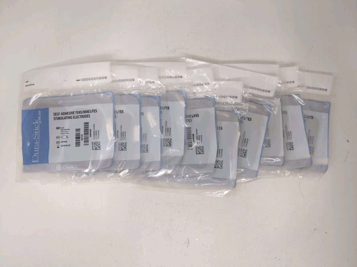 Chattanooga 42181 Dura Stick Plus Electrode 2x3.5” Rectangle 10 pkgs. of 4 = 40