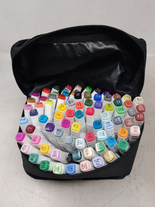 Touch 80pcs Permanent  Art Sketch Drawing Marker Set , Alcohol Markers