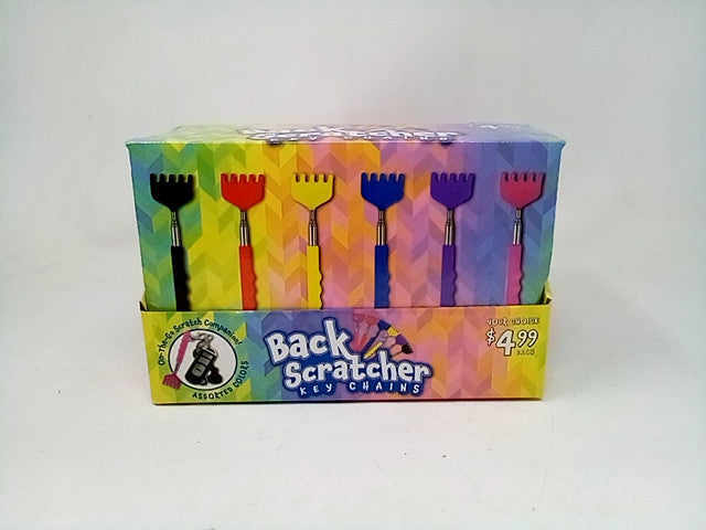 Hi-Way Distributing Back Scratcher Key Chaings Display Case of 21