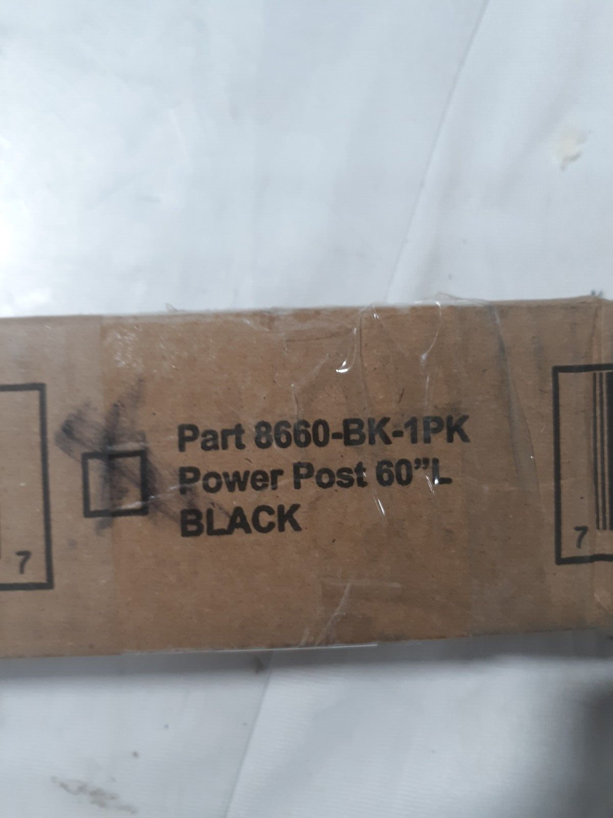 Plastica Power Post 60" Black Model 8660-BK-1PK