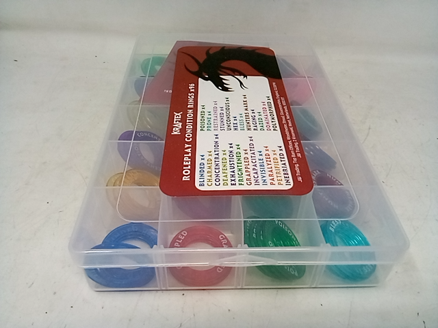 Kraftex D&D Roleplay Condition Rings, QTY 96