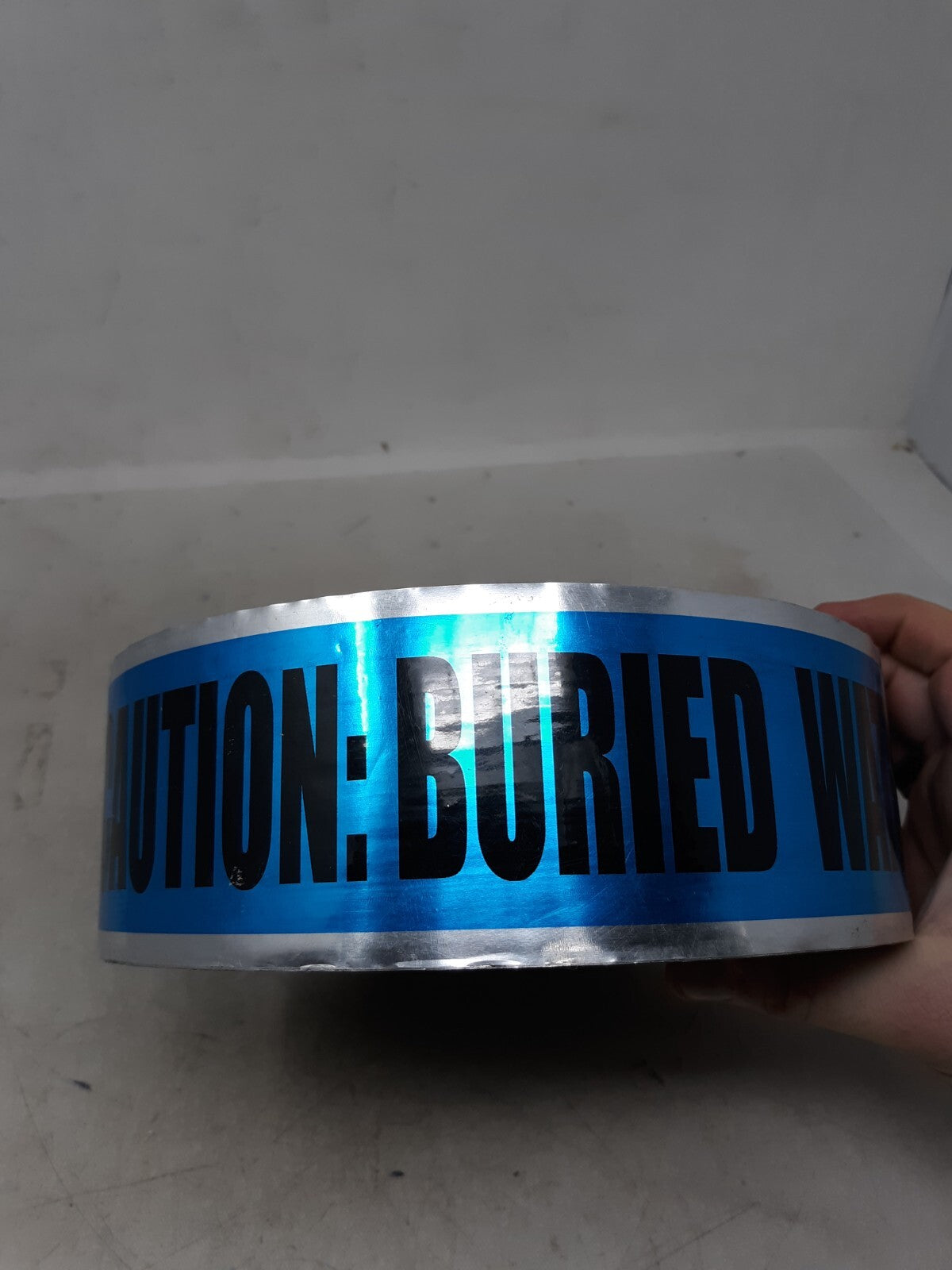 Underground Detectable Tape 3 in. x 1000 ft. Caution Buried Water Line Below