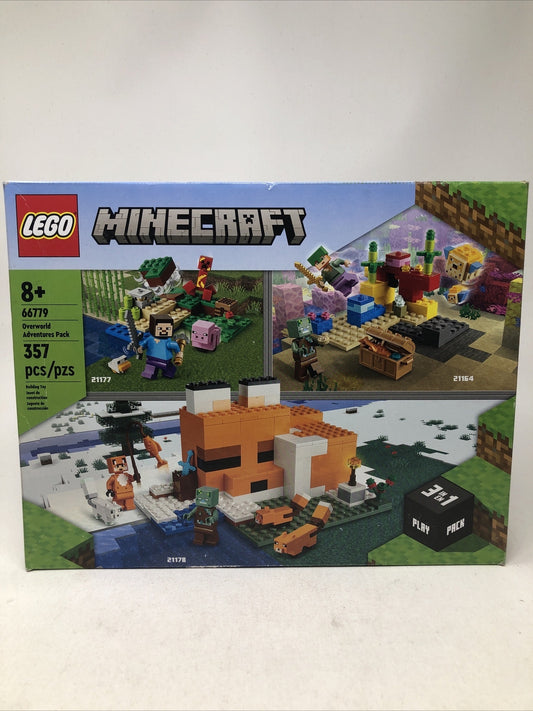 LEGO Minecraft 357 pcs 21164 2 in 1 Play Pack