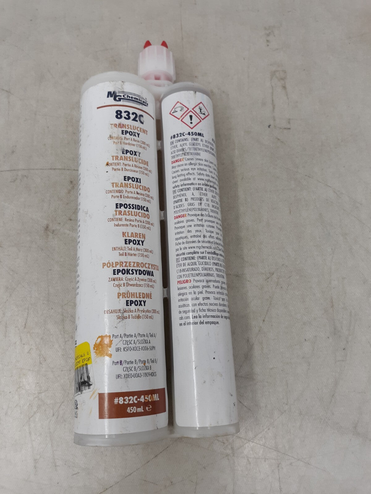 MG Chemicals Translucent Epoxy Encapsulating & Potting Compound, 450 mL 832C