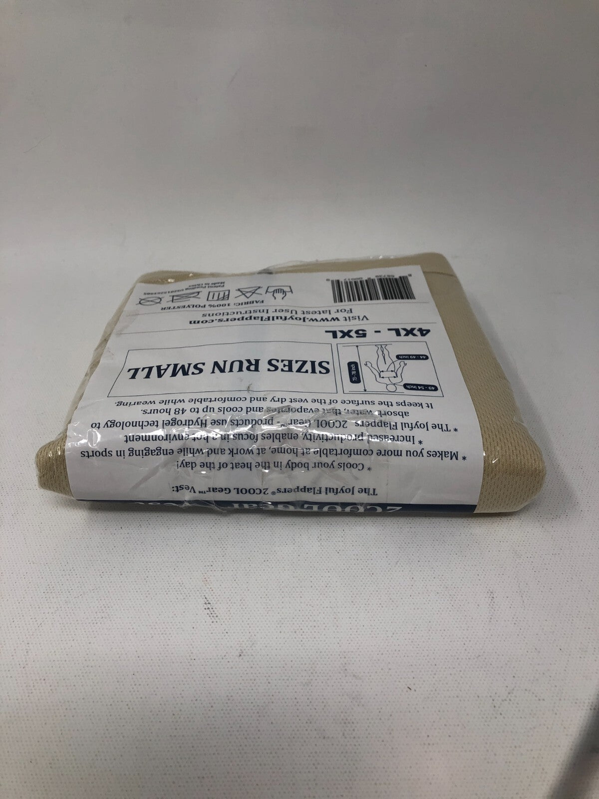 Joyful Flappers 2COOL Gear Vest ~ Multipurpose Hydrogel Cooling Vest, 4XL-5XL