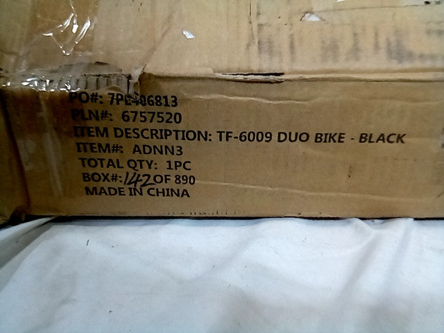 Dual Bike TF-6009 Bi-Pedal Arm and Legs Exerciser Bike - Black ADNN3