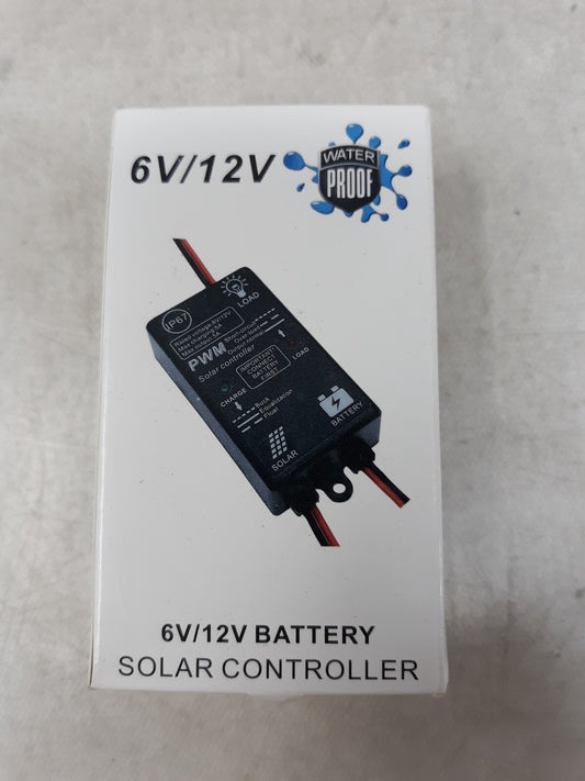 5A Waterproof Solar Charge Controller 6V/12V Auto, 5 amp Solar Pl Charging