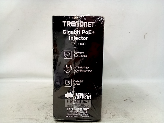 TRENDnet TPE-115GI PoE+ Gigabit Injector