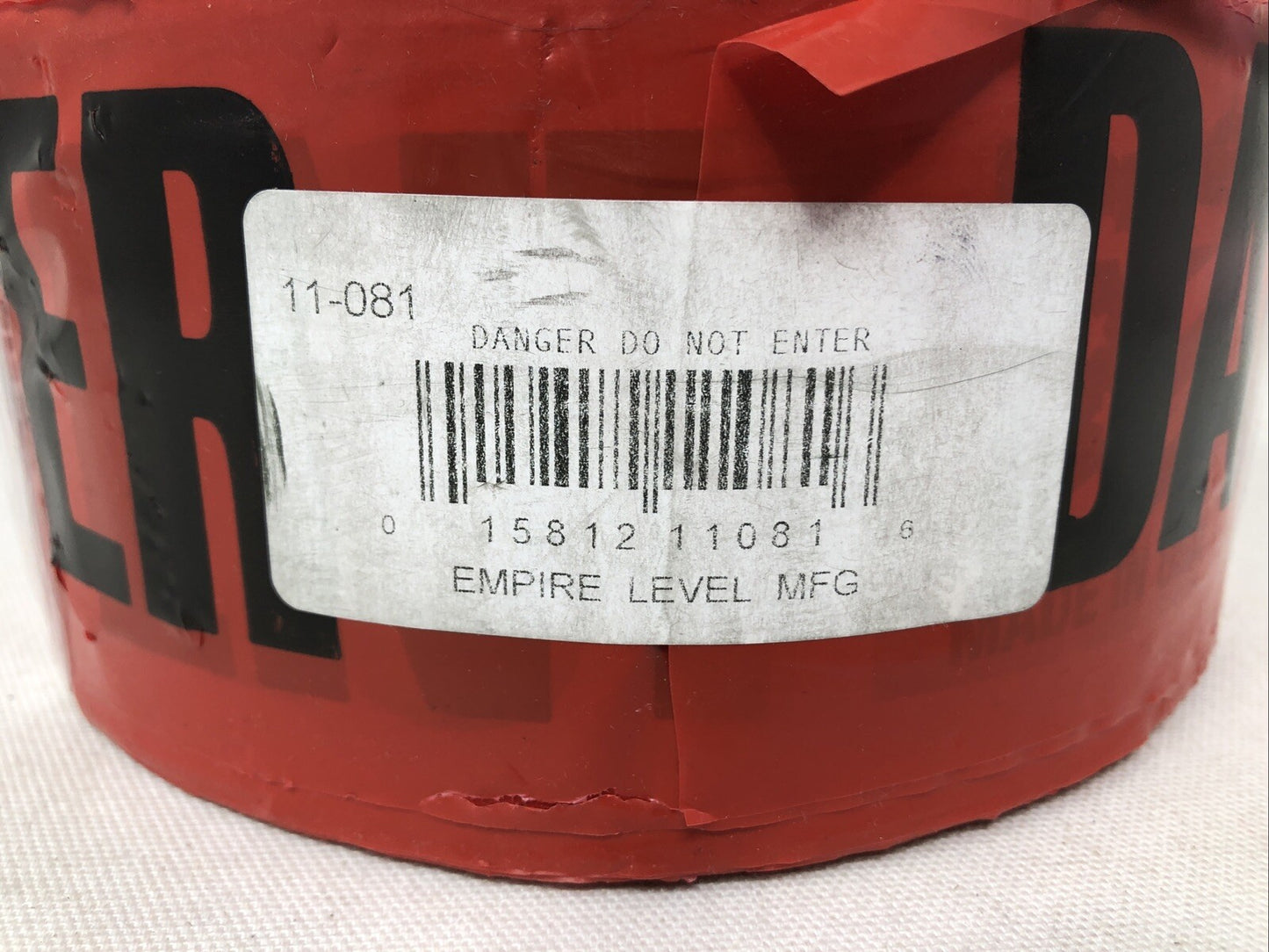 Empire Level 11-081 1000ft x3in DANGER DO NOT ENTER Red w/Black Ink, 1 roll