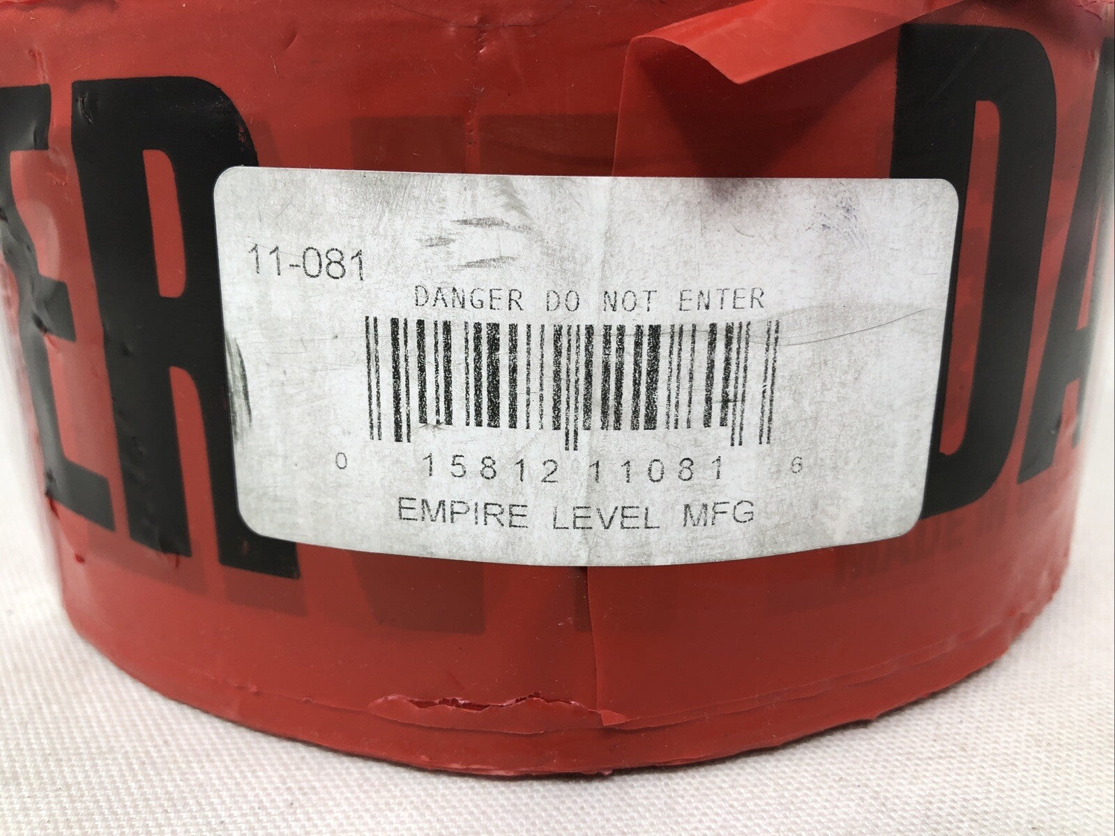 Empire Level 11-081 1000ft x3in DANGER DO NOT ENTER Red w/Black Ink, 1 roll