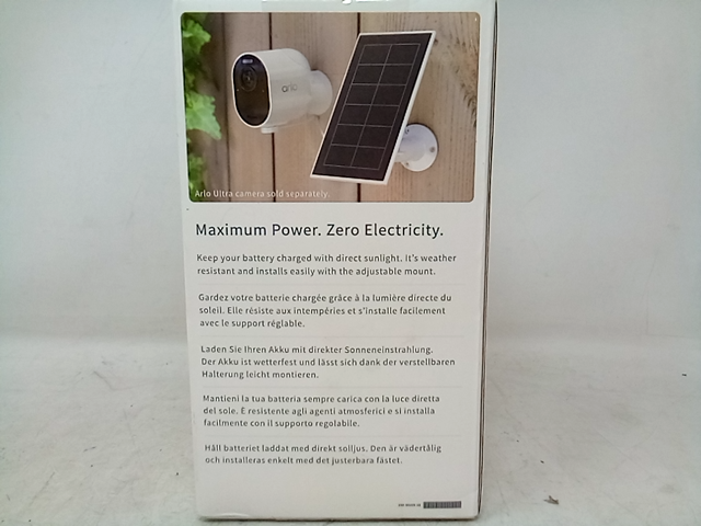 Arlo Solar Panel Charger (2021 Released) - Arlo Certified Accessory - Works with
