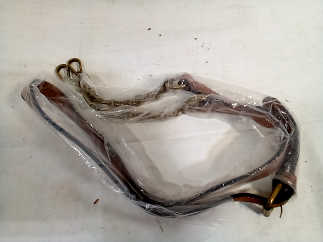 Deluxe Brown Leather Horse Wither Strap, 54