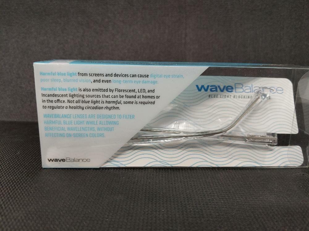 Wavebalance "Selby" Blue Light Reducing Computer and Device Glasses, Crystal