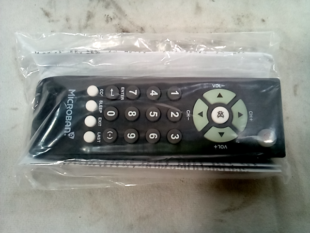 Microban Zenith 1-Device Universal Remote in Black