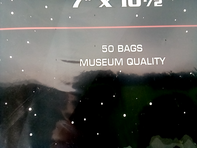 Bcw comic book archival bags 50 ct.
