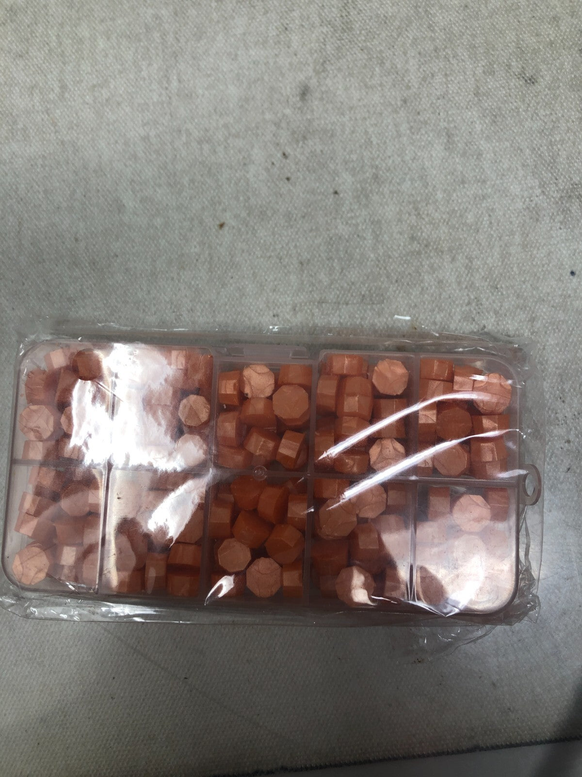 YOKIOU 220pcs Wax Sealing Beads Orange Sealing Wax for Wax Seal Stamp