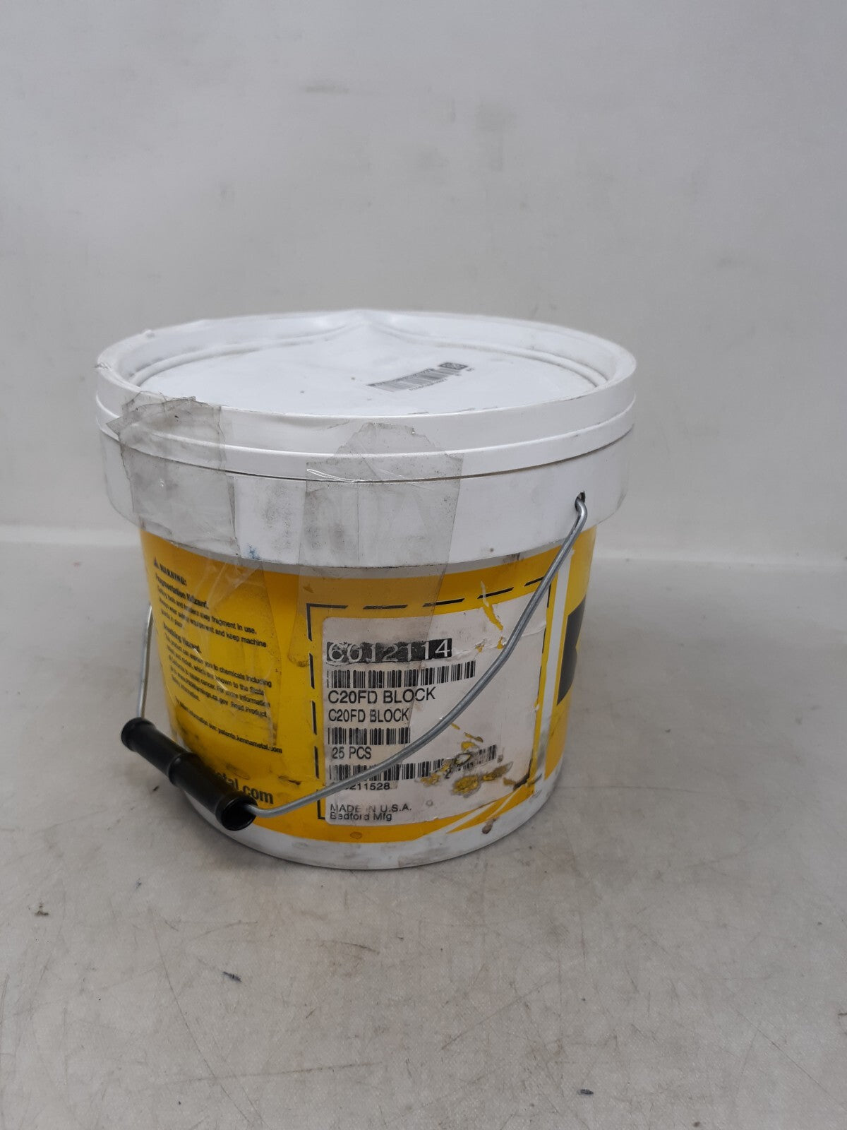 25pcs KENNAMETAL C20FD 6012114 UNDERGROUND MINING RADIALS 28mm SERIES