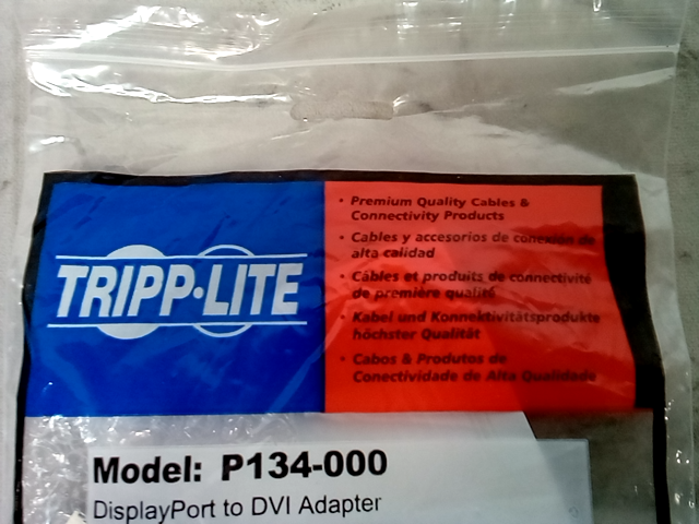 TRIPP LITE P134-000 DisplayPort to DVI 6
