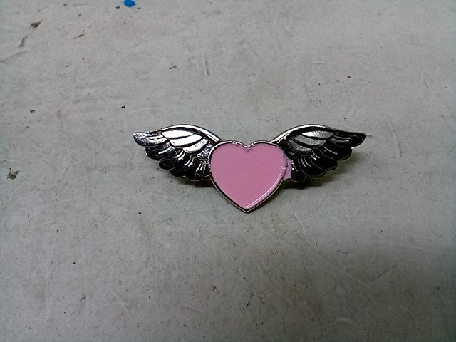 On the Wings of Hope Heart w/ Angel Wings Pin