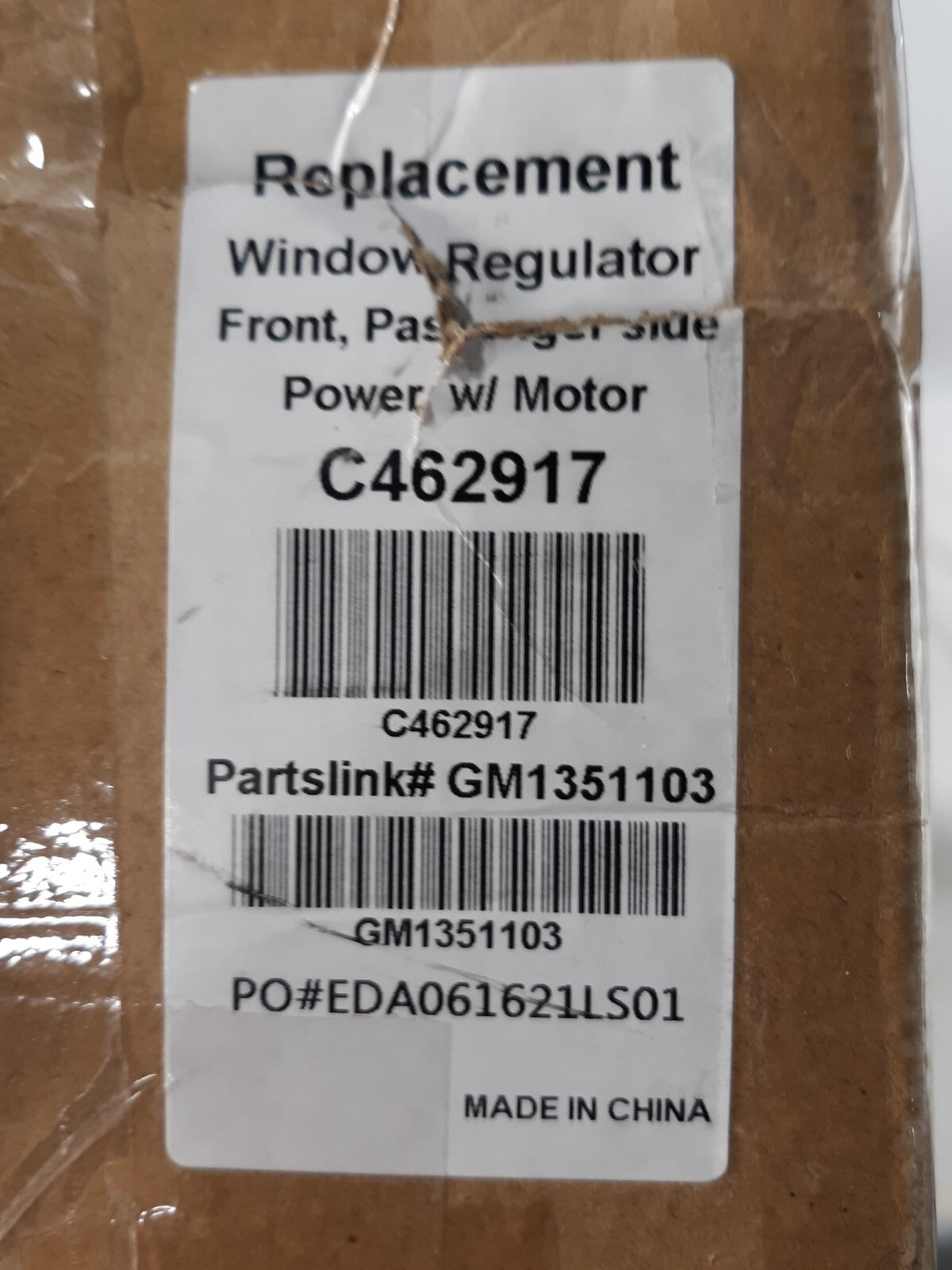 For Chevy Tahoe Front Power Window Regulator 1995-1999 Passenger Side GM1351103