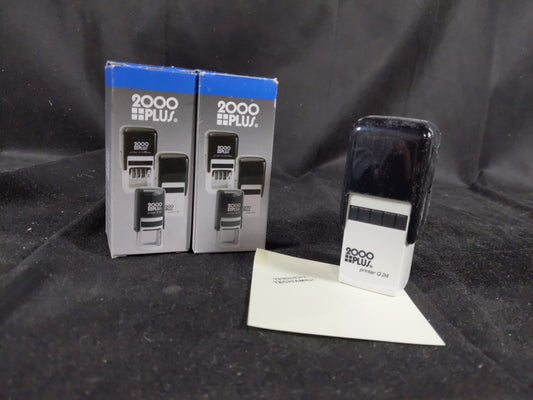 2000Plus Printer Q 24 Square Self-Inking Stamp 1" (TPR/DEPT TECH/AMRH) 3 PACK