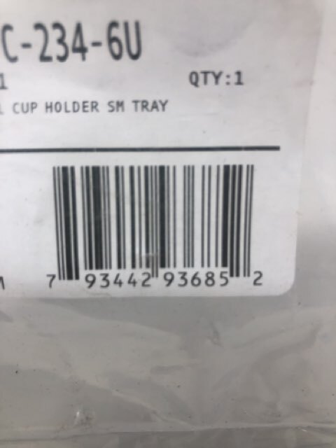 Rap-299-3-c-234-6u - -a-can 2 Universal Cup Holder Sm Tray
