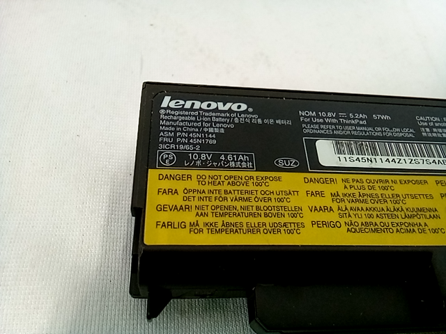 Lenovo 45N1145 Notebook Spare Part Battery